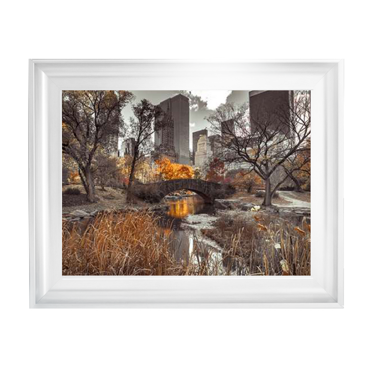 Gapstow Bridge in Autumn II, Central Park, New York city, Assaf Frank