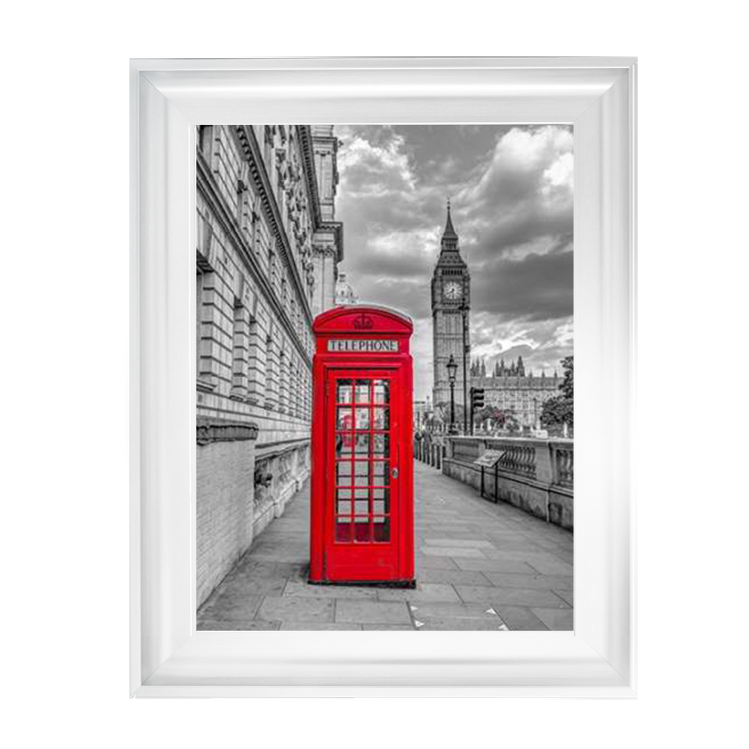 Telephone booth with Big Ben, London, Assaf Frank
