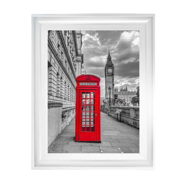 Telephone booth with Big Ben, London, Assaf Frank