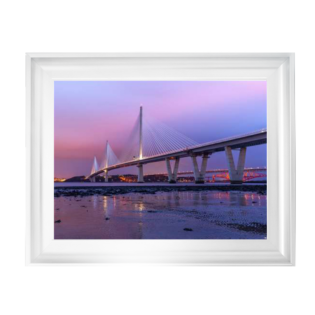 Queensferry Crossing in the evening, Scotland, Assaf Frank