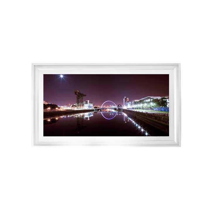 CY026 Lit Up cityscape of Glasgow