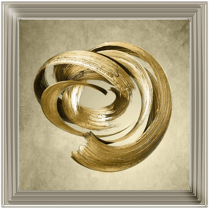 AB458 Abstract Gold Spiral