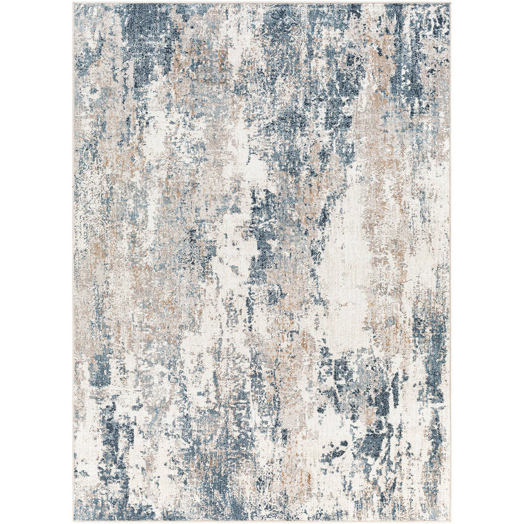 Stylish Allegro Abstract Modern Marble Rug