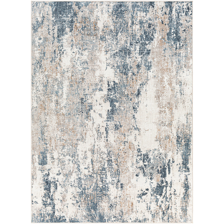Stylish Allegro Abstract Modern Marble Rug