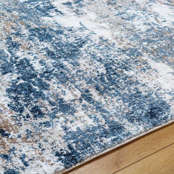 Stylish Allegro Abstract Modern Marble Rug