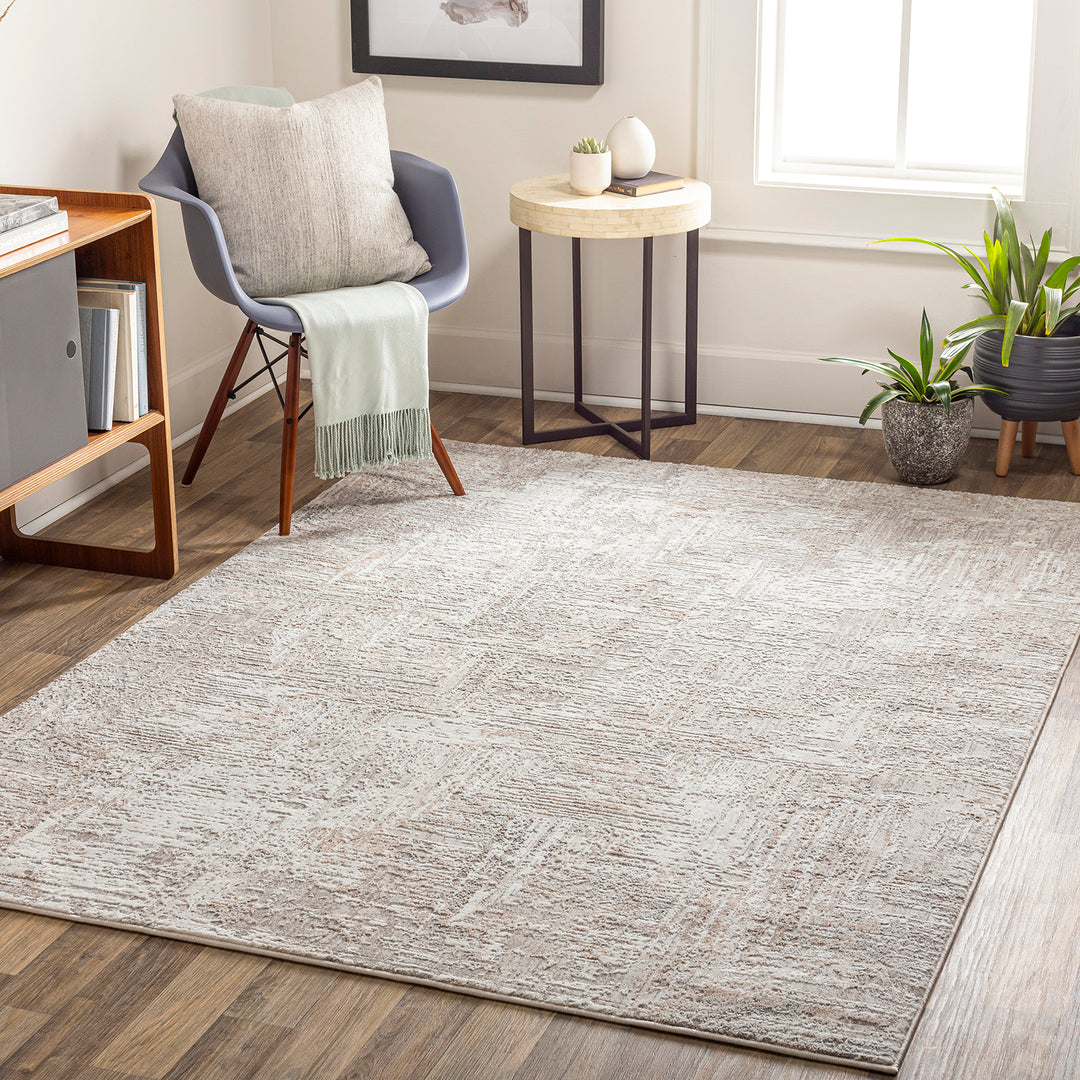 Designer Allegro Abstract Modern Marble Rug