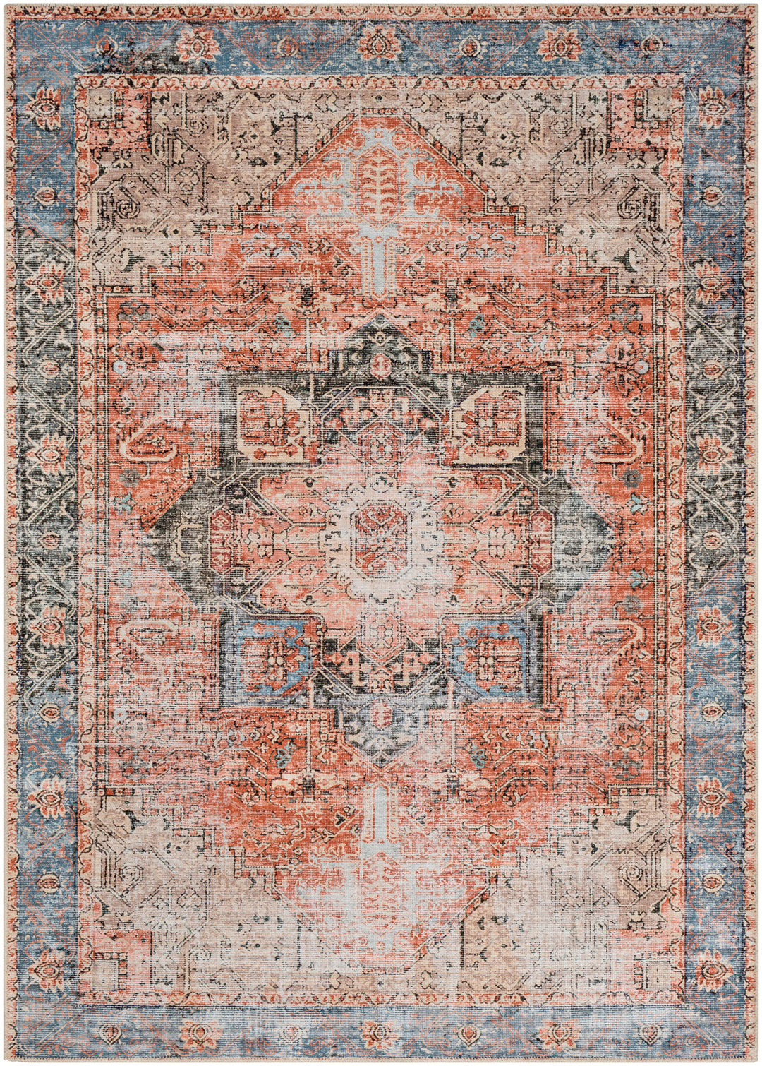 Premium Amelie Traditional Washable Rug