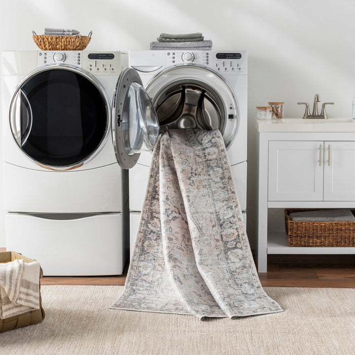 Contemporary Amelie Traditional Washable Rug