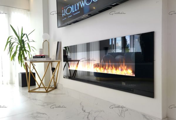 Aurora Insert Fire - 72'' - Black