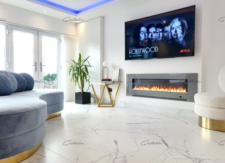 Aurora Insert Fire - 60'' - Grey