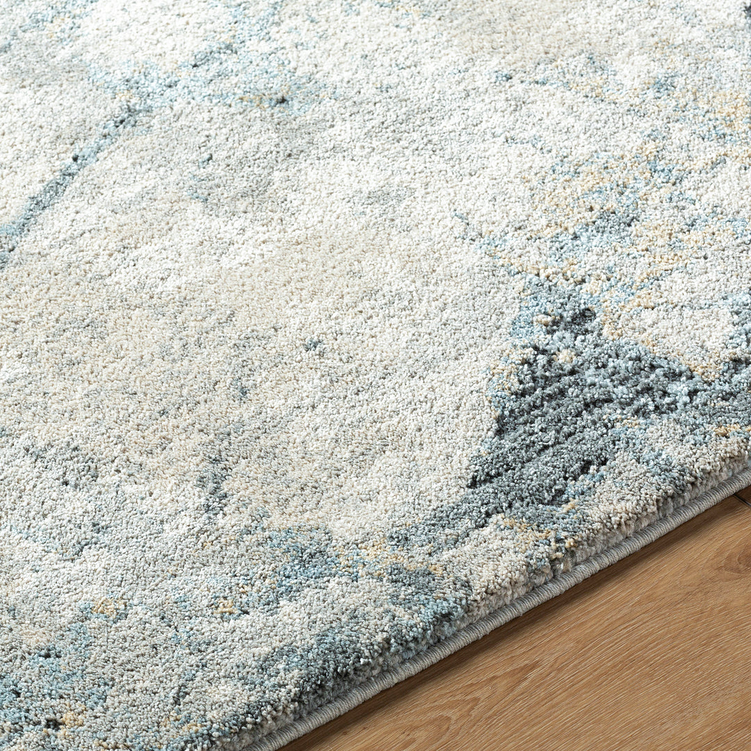 Avellino Abstract Modern Marble High Pile Rug