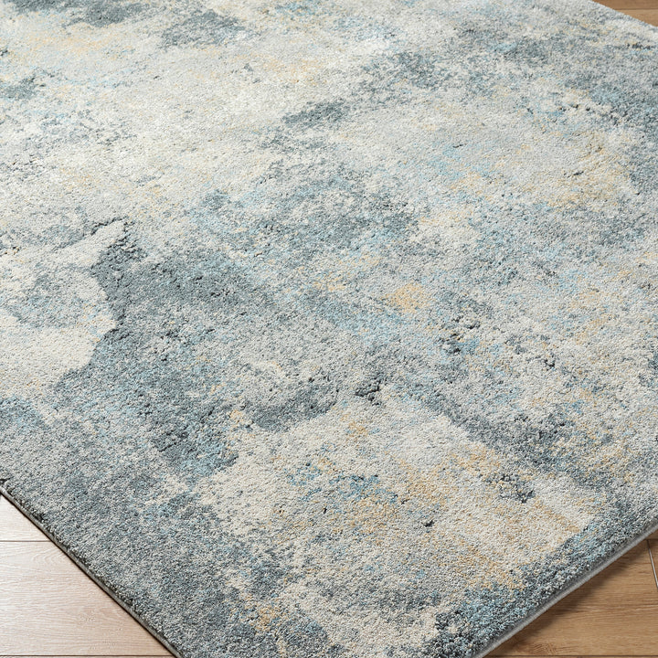 Designer Avellino Abstract Modern Marble High Pile Rug