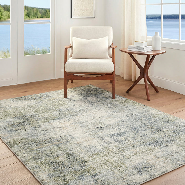 Signature Avellino Abstract Modern Marble High Pile Rug