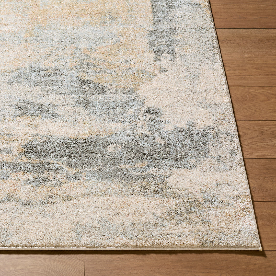 Elegant Avellino Abstract Modern Marble High Pile Rug