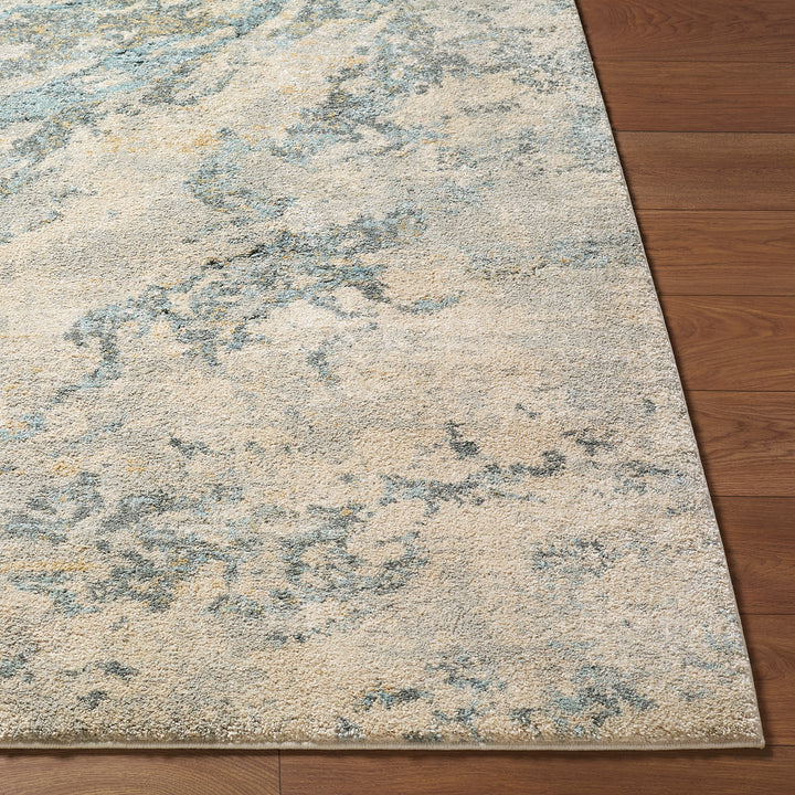 Modern Avellino Abstract Modern Marble High Pile Rug