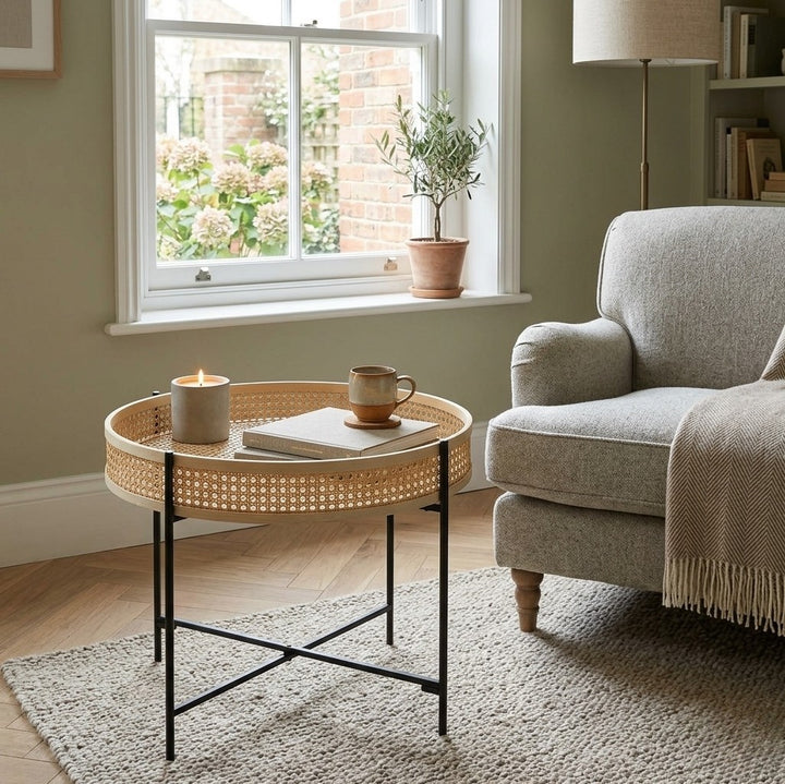 Amersham Coffee Table with Cross Legs – Contemporary Coffee Table