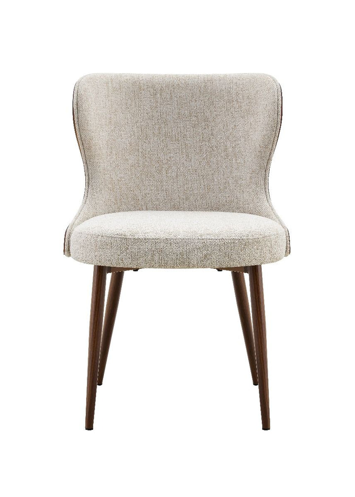 Bella Chair - Walnut & Light Taupe