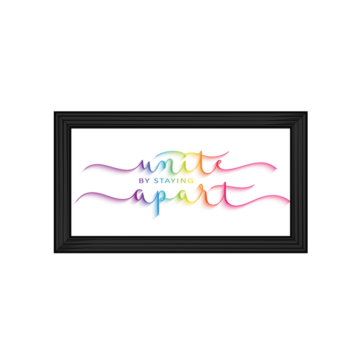 Unite by staying apart