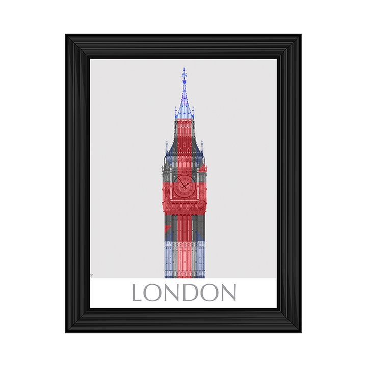 CY051 London Big Ben Union Jack