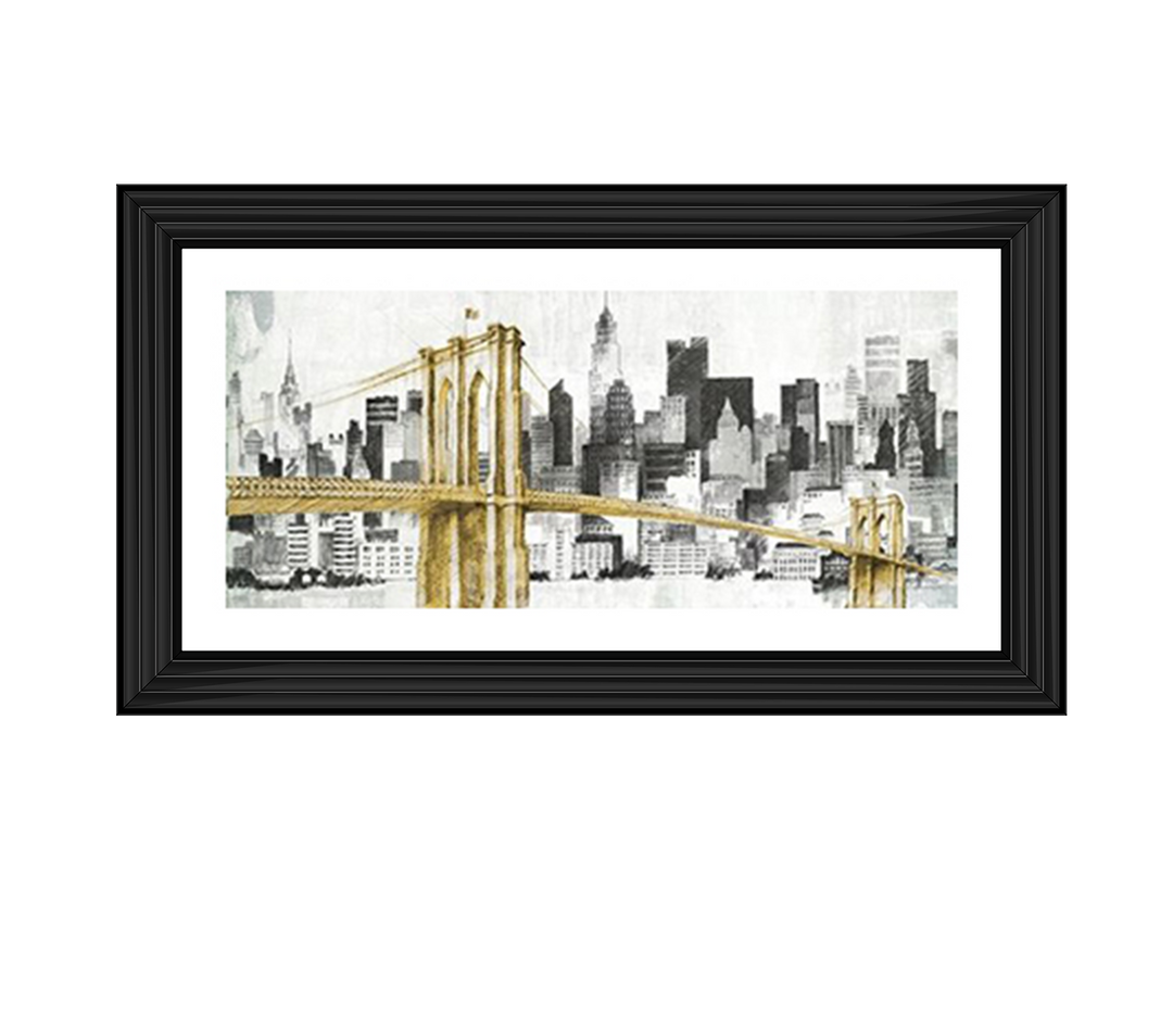 AB055 Brooklyn Bridge abstract