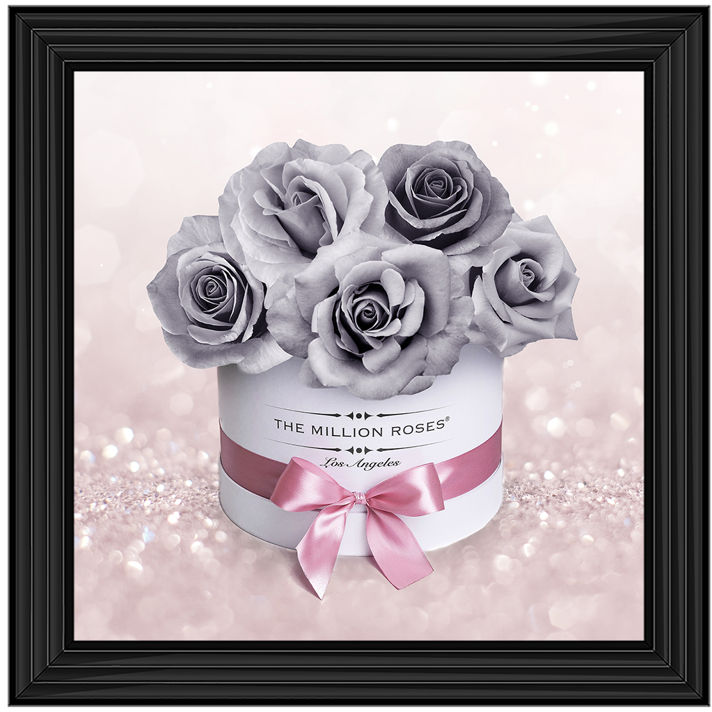 FL084 Grey Flower Box
