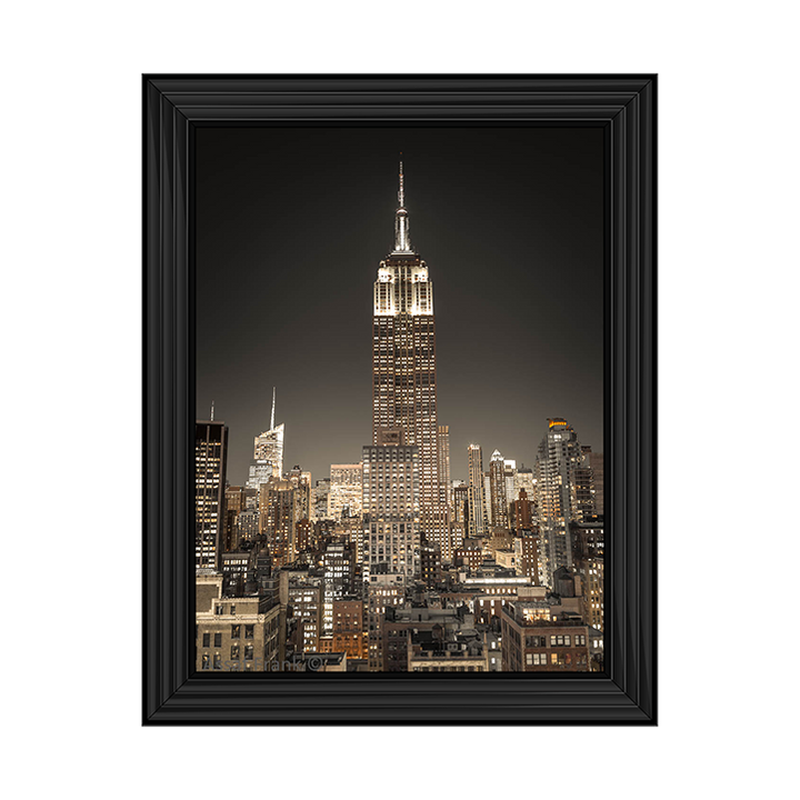 CY058 Empire State Building with New York City Manhattan skyline with skyscrapers