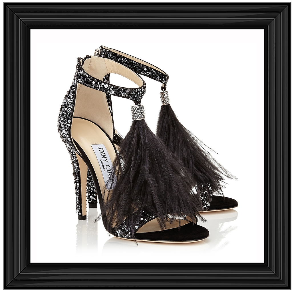 FS048 Black high heels