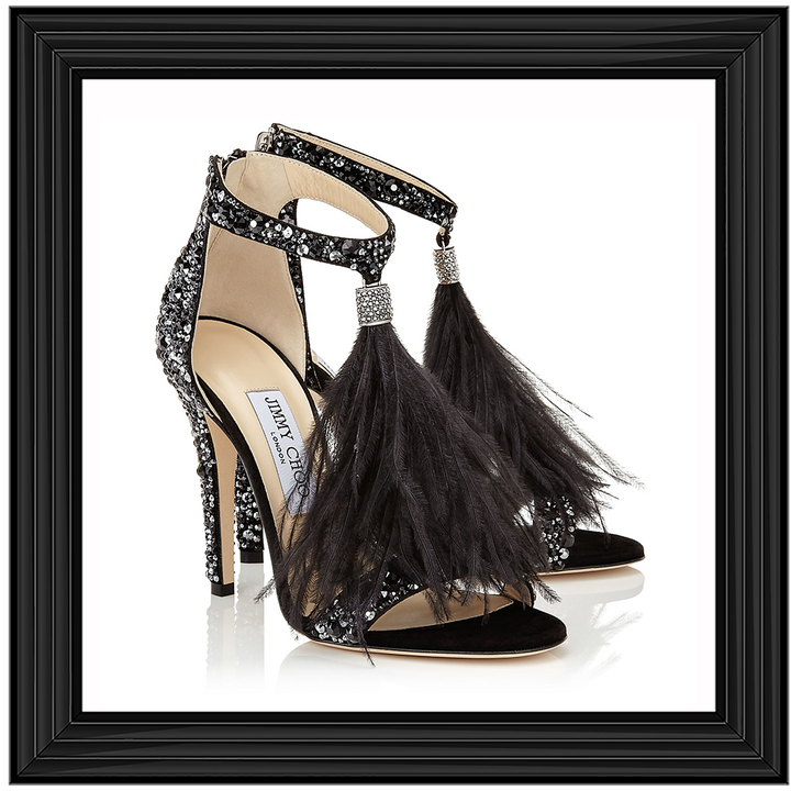 FS048 Black high heels