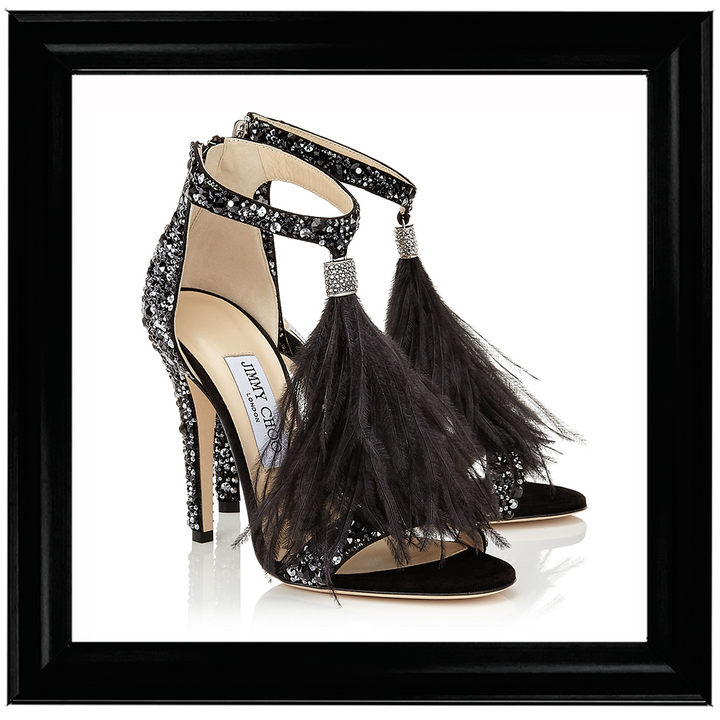 FS048 Black high heels