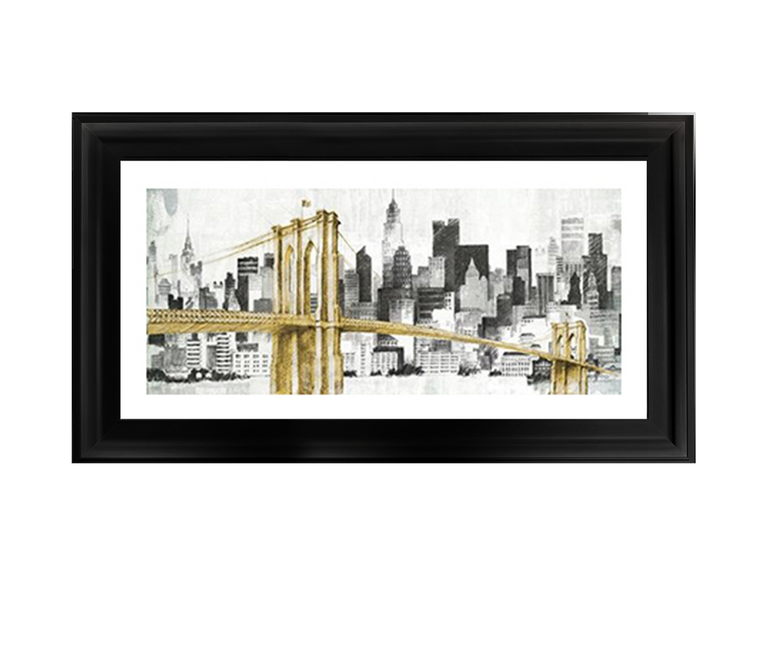AB055 Brooklyn Bridge abstract