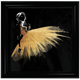 FG071 Golden Dress Puff Mate