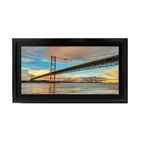 CY017 Forth Road Bridge at dusk