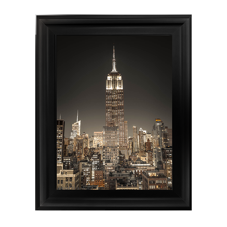 CY058 Empire State Building with New York City Manhattan skyline with skyscrapers