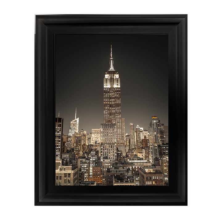 CY058 Empire State Building with New York City Manhattan skyline with skyscrapers