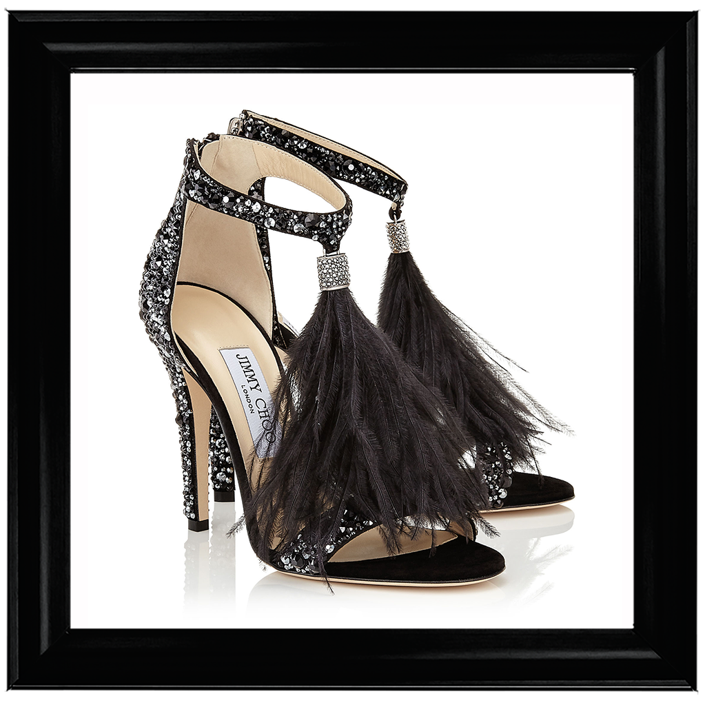 FS048 Black high heels
