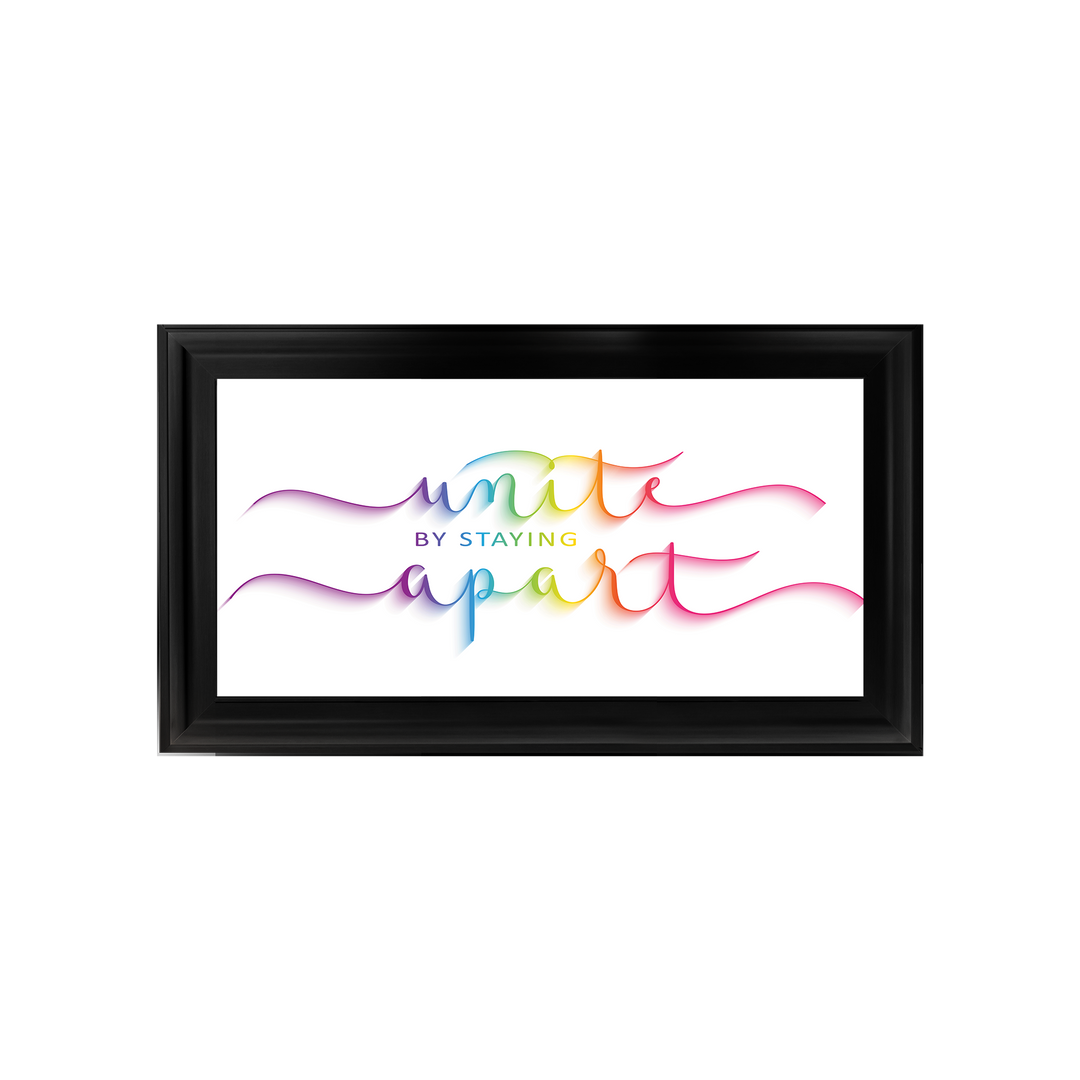 Unite by staying apart