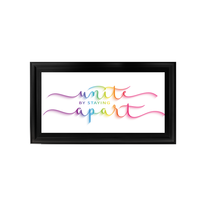 Unite by staying apart