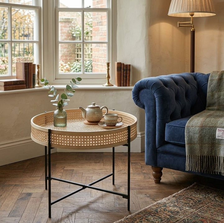 Amersham Coffee Table with Cross Legs – Contemporary Coffee Table