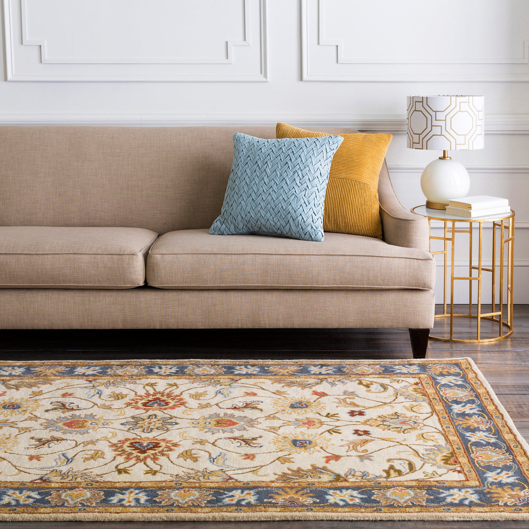 Refined Caesar Traditional Hand Tufted Wool Rug