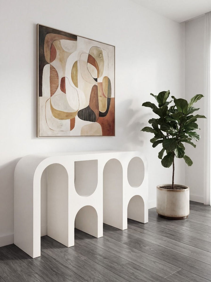 Capriana Console Table - White