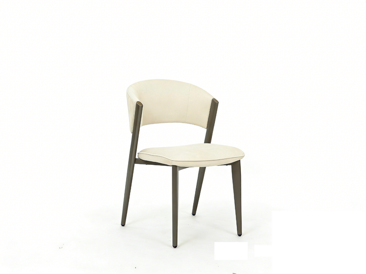 Catello Chair - Walnut & Cream