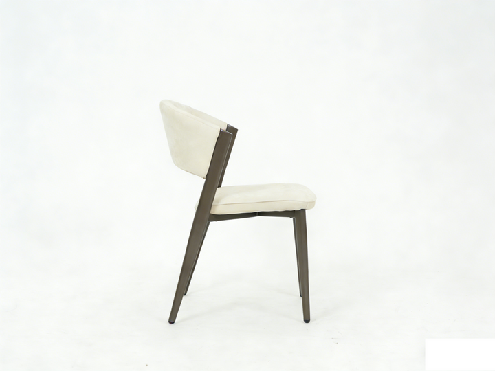 Catello Chair - Walnut & Cream