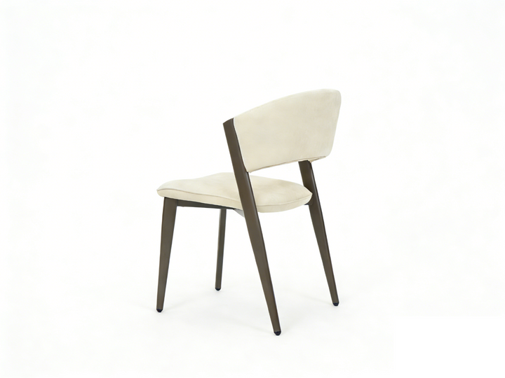 Catello Chair - Walnut & Cream