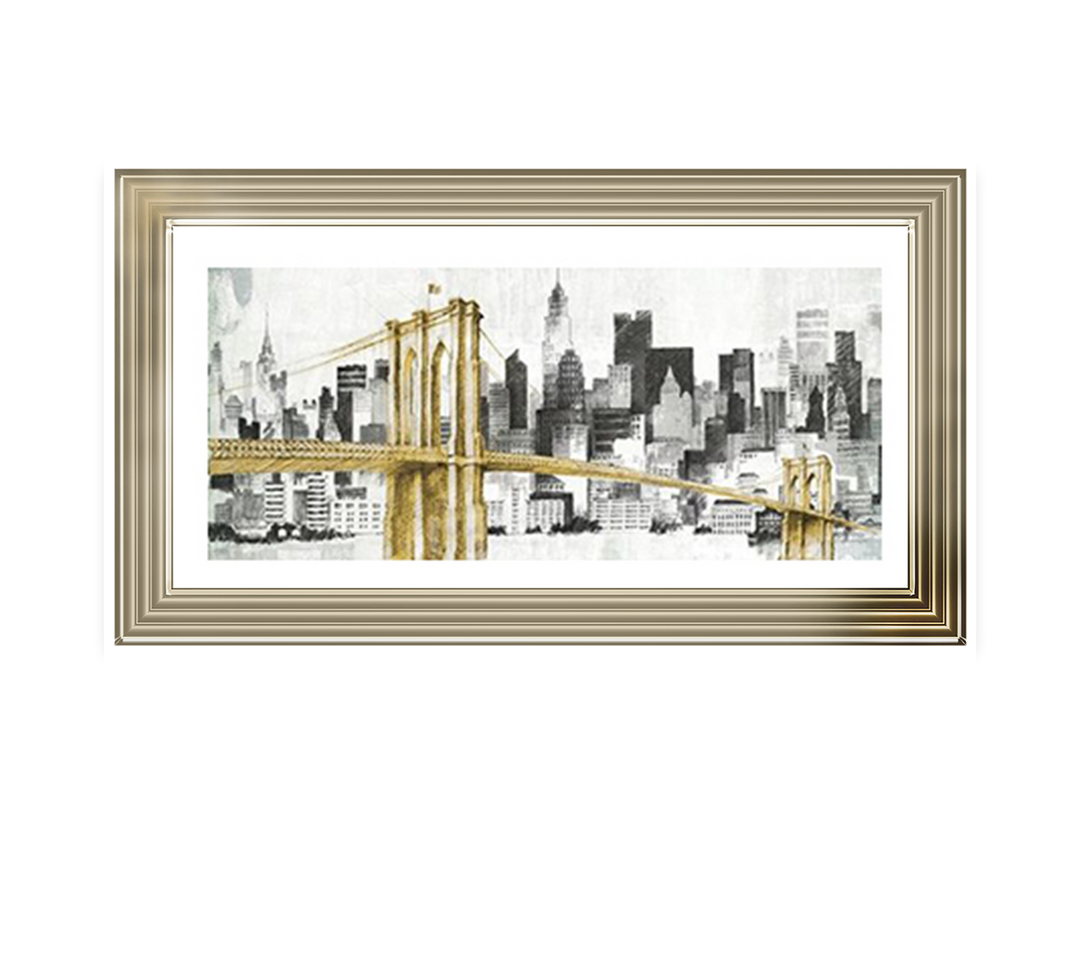 AB055 Brooklyn Bridge abstract