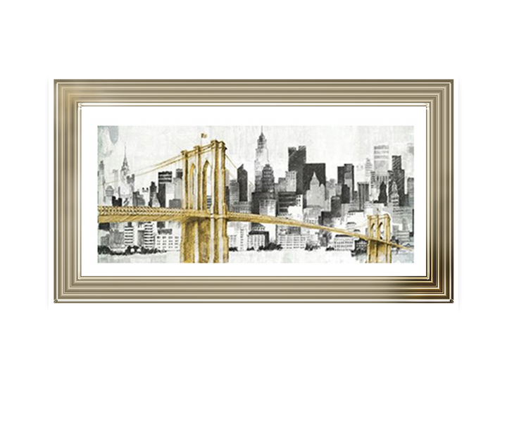 AB055 Brooklyn Bridge abstract
