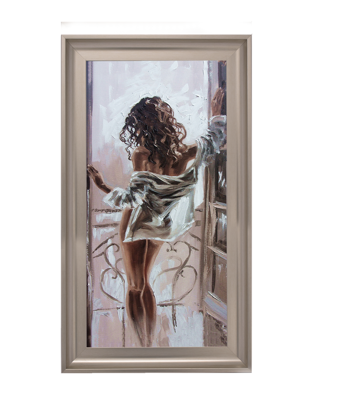 By the window