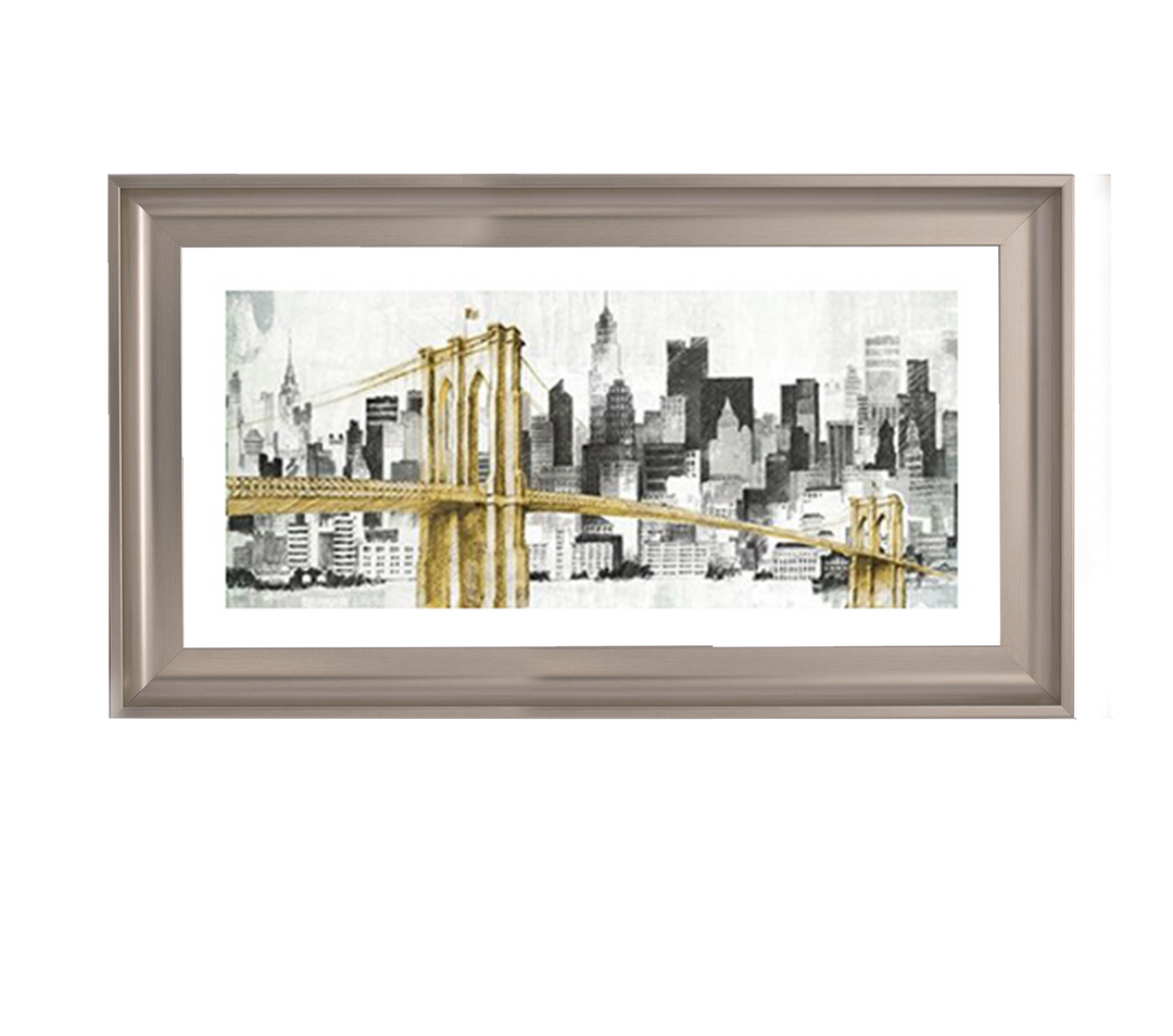 AB055 Brooklyn Bridge abstract