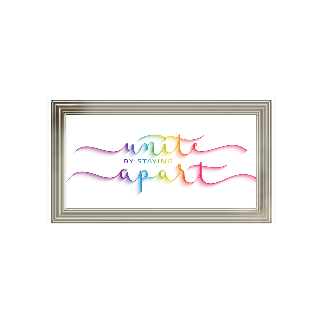 Unite by staying apart