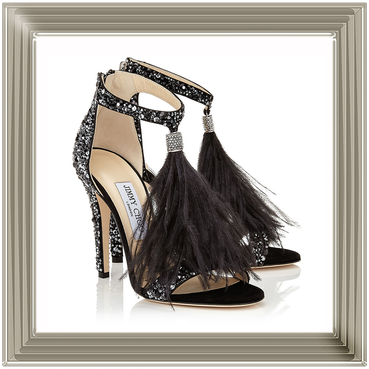 FS048 Black high heels