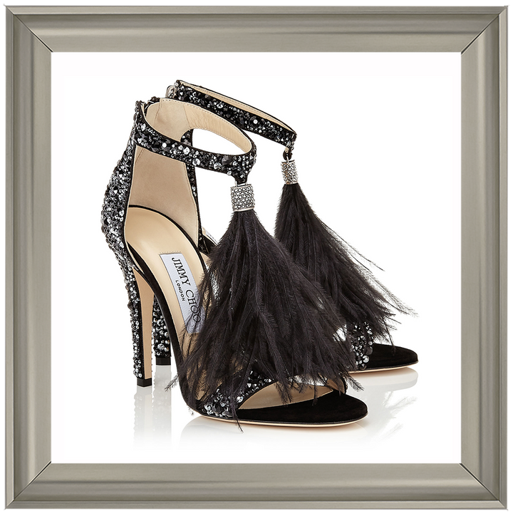FS048 Black high heels